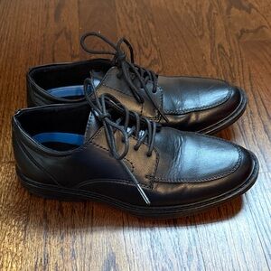 Nordstrom Black Leather Kids Dress Shoes